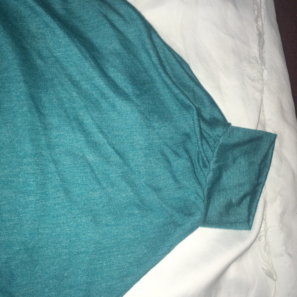 NY&C  lightweight green cowl knitted top - Picture 5 of 8